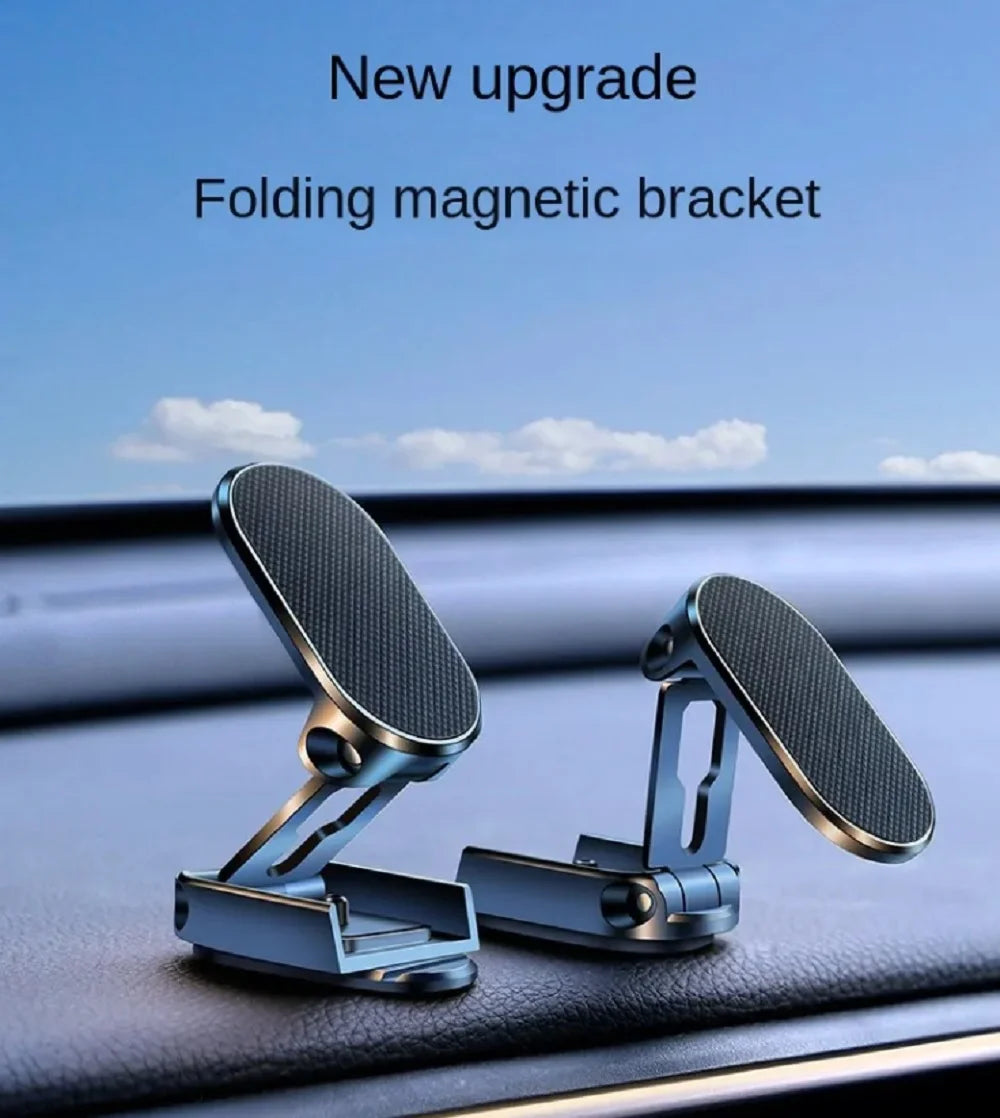 1-Pack Universal Magnetic Car Mount Stand-Foldable 360 Rotation Dashboard Phone Holder TIKA