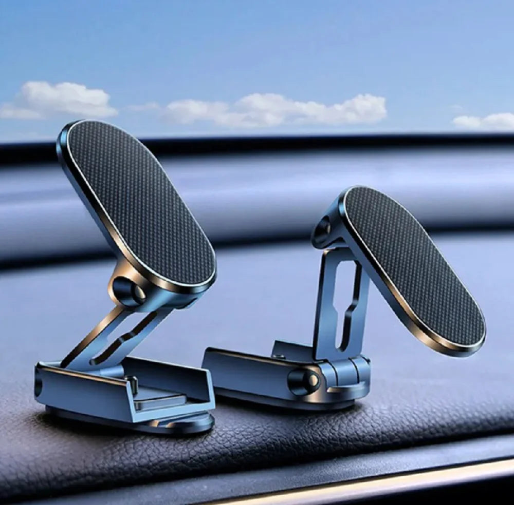 1-Pack Universal Magnetic Car Mount Stand-Foldable 360 Rotation Dashboard Phone Holder TIKA