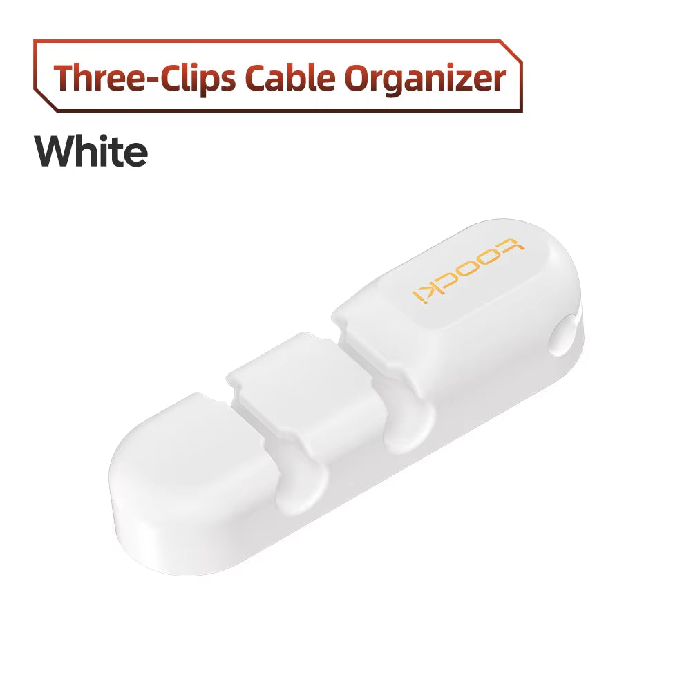 Cable Organizer 3 5 7 Hole Cables Winder Flexible Wire Management Clips for Cable Clearance Cord Protector for Chargers