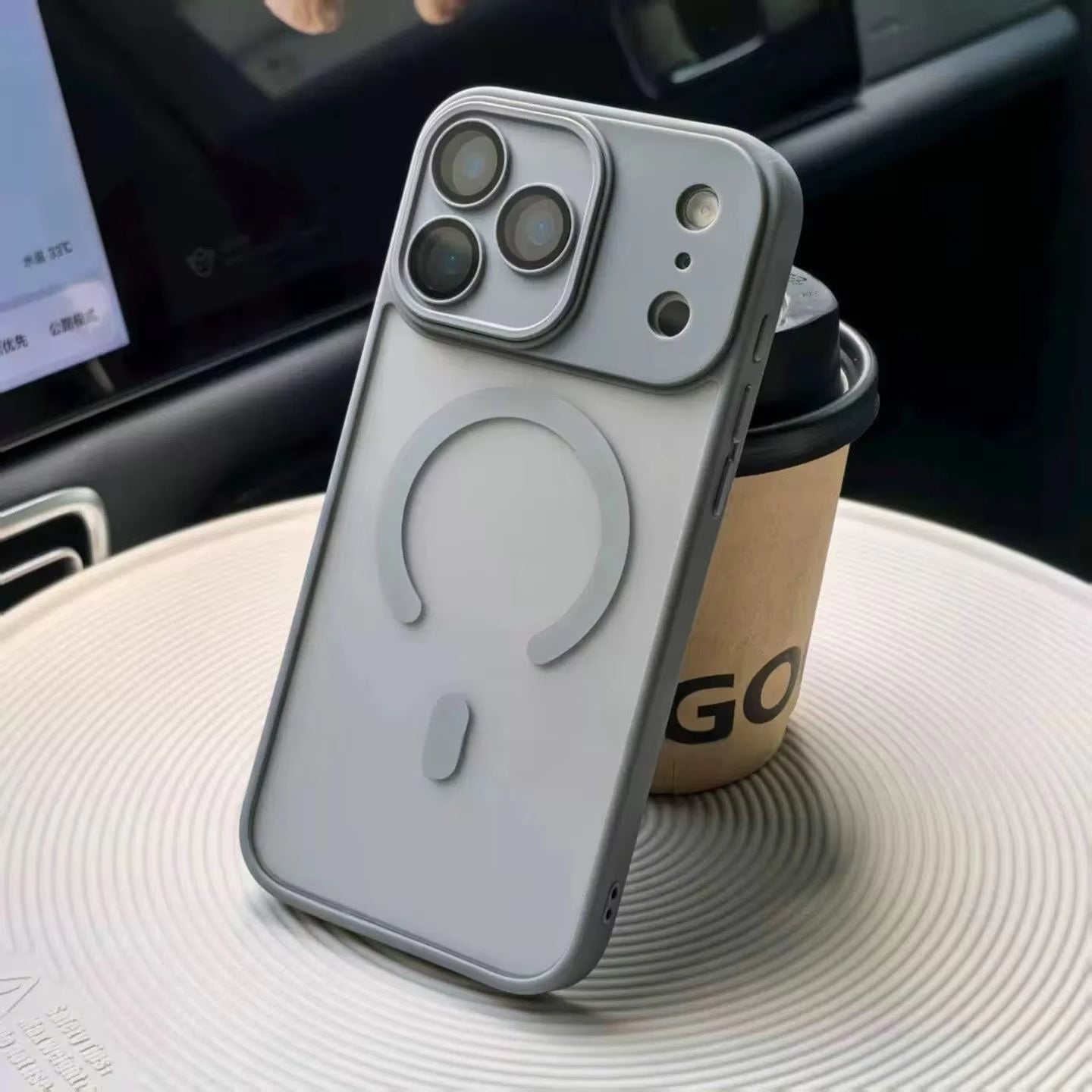 Original Matte Translucent Lens Protect Magsafe Phone Case for  17 17 Air 17Pro 17 Pro Max Magnetic Wireless Charge Cover