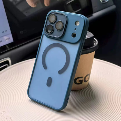 Original Matte Translucent Lens Protect Magsafe Phone Case for  17 17 Air 17Pro 17 Pro Max Magnetic Wireless Charge Cover