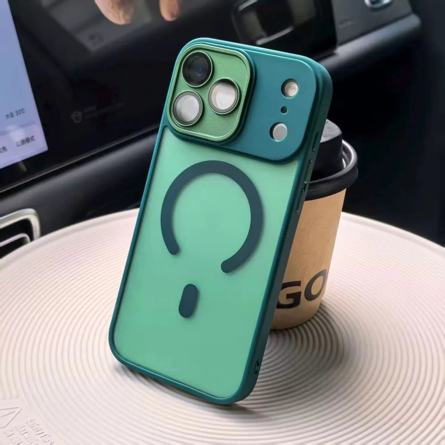 Original Matte Translucent Lens Protect Magsafe Phone Case for  17 17 Air 17Pro 17 Pro Max Magnetic Wireless Charge Cover